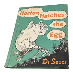 Vintage Horton Hatches The Egg Dr Seuss Book Club Edition Children's Hardcover